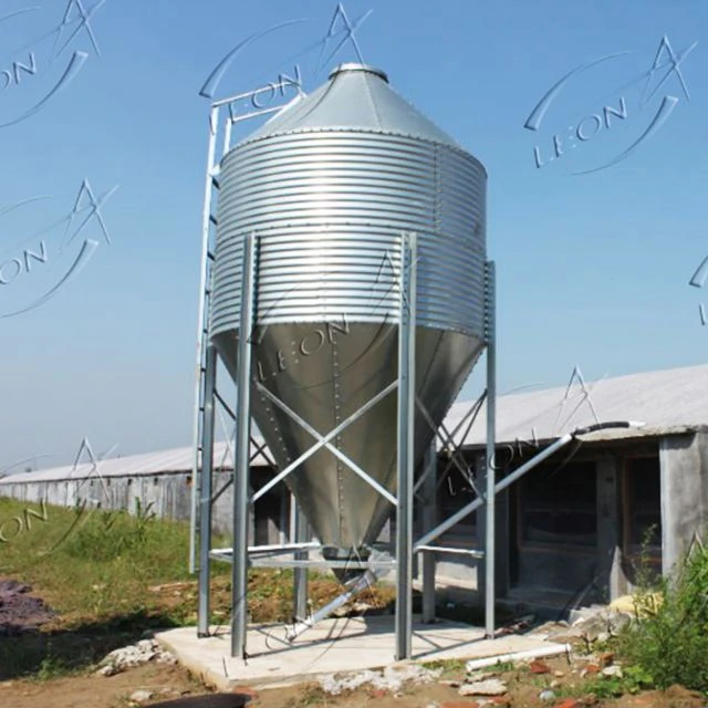 Vysoce galvanizované drůbeží zemědělské krmivo silo